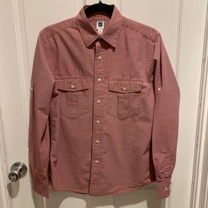 GAP Men's Chambray Long Sleeve Shirt Size S